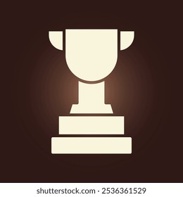 Trophy trendy artwork perfect abstract vector illustration colorful useful design.eps