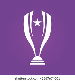 Trophy trendy artwork pretty abstract vector illustration colorful valuable design.eps