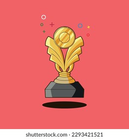 Trophy vector design with commercial use license for any use