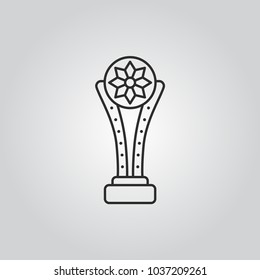 Trophy vector icon