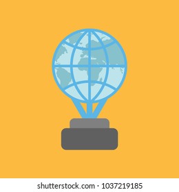 Trophy vector icon