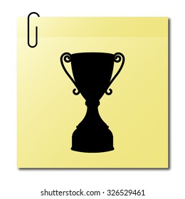 Trophy - vector icon