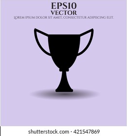 Trophy vector icon
