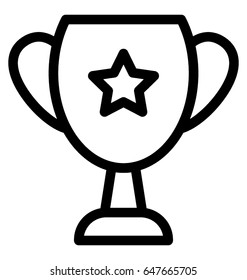 Trophy Vector Icon