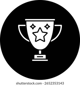 Trophy vector icon. Can be used for printing, mobile and web applications.