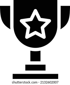 Trophy Vector Icon Design Illustration