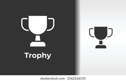 Trophy Vector, Icon Or Logo Sign Isolated Symbol Illustration