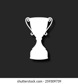 Trophy - vector icon with shadow