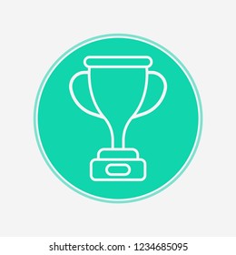 Trophy vector icon sign symbol