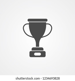 Trophy vector icon sign symbol