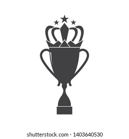 Trophy  vector icon winner illustration symbol