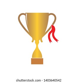 Trophy  vector icon winner illustration symbol
