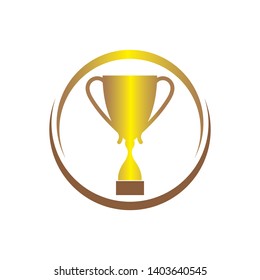 Trophy  vector icon winner illustration symbol