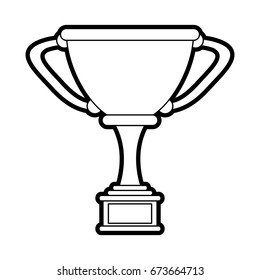 trophy vector illustration