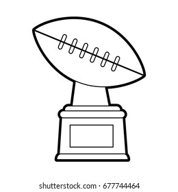 trophy vector illustration