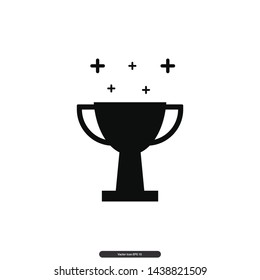 Trophy Vector Illustration Logo Template