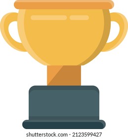 ilustración del vector trofeo en un fondo transparente.Símbolos de calidad superior.Icono plano de línea vector para el diseño de concepto y gráfico.
