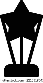 trophy   Vector illustration on a transparent background. Premium quality symmbols. Glyphs vector icons for concept and graphic design. 
