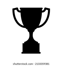 trophy vector isolated on white background