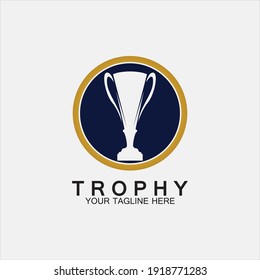Trophy vector logo icon.champions  trophy logo icon for winner award logo template