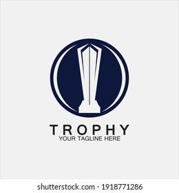 Trophy vector logo icon.champions  trophy logo icon for winner award logo template