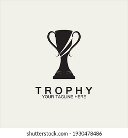 Trophy vector logo icon.champions  trophy logo icon for winner award logo template