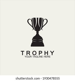 Trophy vector logo icon.champions  trophy logo icon for winner award logo template