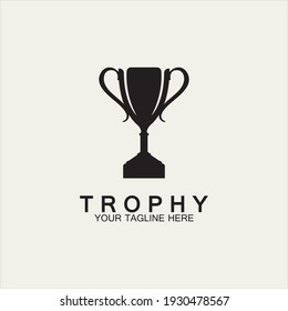 Trophy vector logo icon.champions  trophy logo icon for winner award logo template