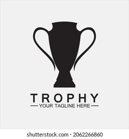 Trophy vector logo icon.champions  trophy logo icon for winner award logo template