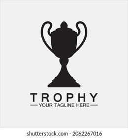 Trophy vector logo icon.champions  trophy logo icon for winner award logo template