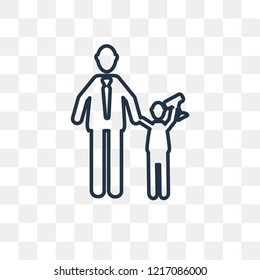 Trophy vector outline icon isolated on transparent background, high quality linear Trophy transparency concept can be used web and mobile