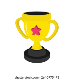 Trophy Vector style icon. Eps 10 file