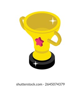 Ícones de estilo Trophy Vetor. Arquivo EPS 10.