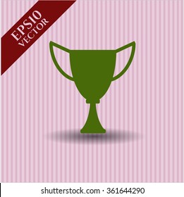 Trophy vector symbol