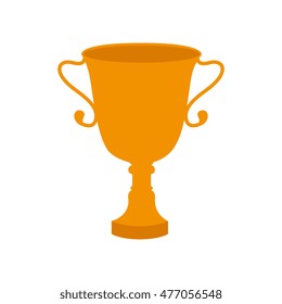 trophy win game champion isolated