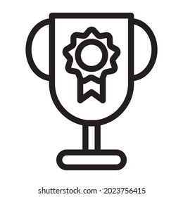 icono del vector del premio trofeo