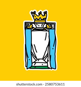 Trophy Winner Champion
Cartoons Cute Funny Drawing Sketch Doodle Illustration Hand Drawn Freehand Free Hand