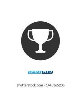 Trophy Winner Icon Vector Design Illustration 