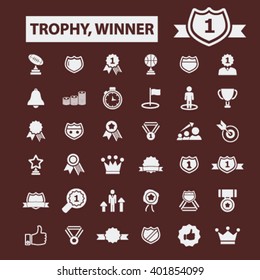iconos del ganador de trofeos
