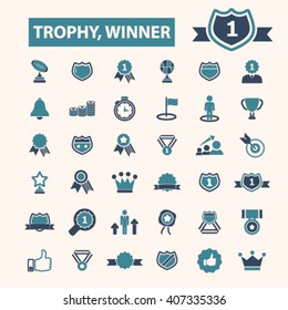 trophy winner icons
