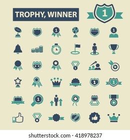 trophy winner icons
