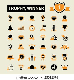 trophy winner icons
