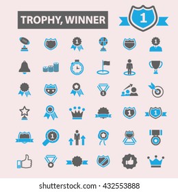 trophy winner icons
