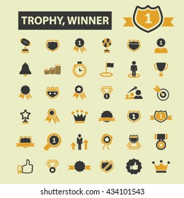 trophy winner icons
