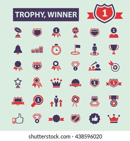 trophy winner icons