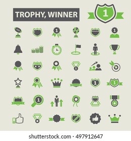 iconos del ganador de trofeos
