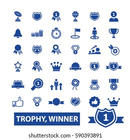 trophy winner icons
