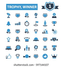 trophy winner icons
