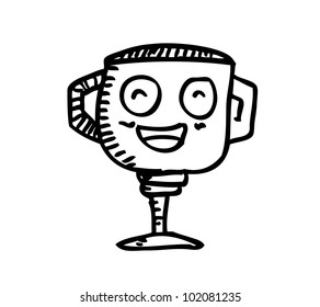 trophy winner illustration