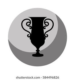 trophy winner isolated icon